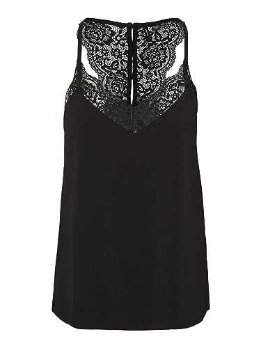 Vero Moda Women's Vmana S/L Lace Top Noos Cami Shirt