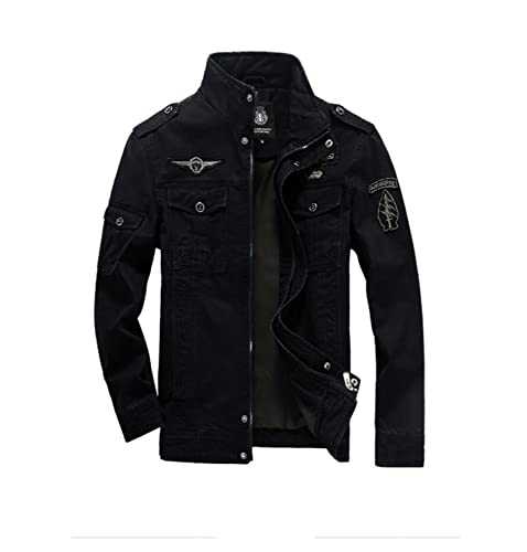 Men's Jacket Men's Transition Jacket Military Jacket Stand-Up Collar Aviator Jacket