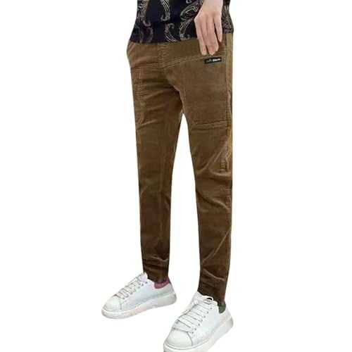 Mens Tracksuit Slim Fit Bottoms Joggers Casual Elasticated Cuff Bottom Trouser Joggers Sports Trouser Gym Tracksuit Men's Casual Drawstring Joggers Bottoms Elasticated Waist Sport Plain Pockets Khaki