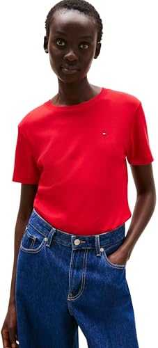 Tommy Hilfiger Women’s Short Sleeve Round Neck Slim Cody T-Shirt