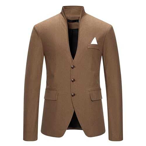 Men's Slim Fit Modern Blazer Classic Jacket Men's 2024 Suit Jacket Leisure Suit Jacket for Wedding Business