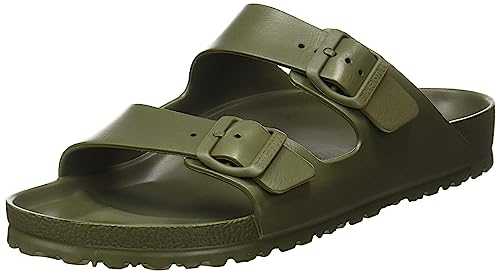 Men's Slides, Green, 10.5 UK