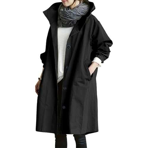 Nuoke Lightweight Waterproof Jacket Active Outdoor Trench Zipper Hiking Walking Cycling Quick Dry Rain Coats for Women