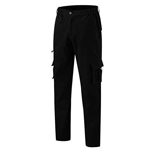 TOPJIAO Mens Work Pants Work Wear & Uniforms Multi Pockets Cargo Combat Work Pants Work Trousers Men Stretch Fit Gardening Trousers Work Utility & Safety Trousers Mens Summer Trousers