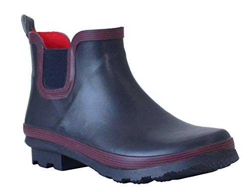 Womens Black Butterfly Print Wellington Wellies Short Ankle Boots UK Sizes 3-9