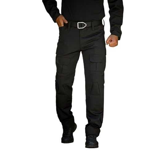 Loose Fit Outdoor Trousers Men's Work Trousers Camouflage Army Combat Trousers Tactical Trousers Straight-Fit Stretch Sweatpants Casual Tracksuit Bottoms Outdoor Camping Hiking