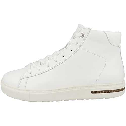 Unisex Adult Trainers Mid Bend Natural Leather Slim