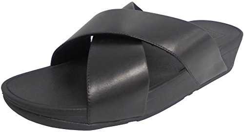 Women's Lulu Cross Slide-leather Open Toe Sandals
