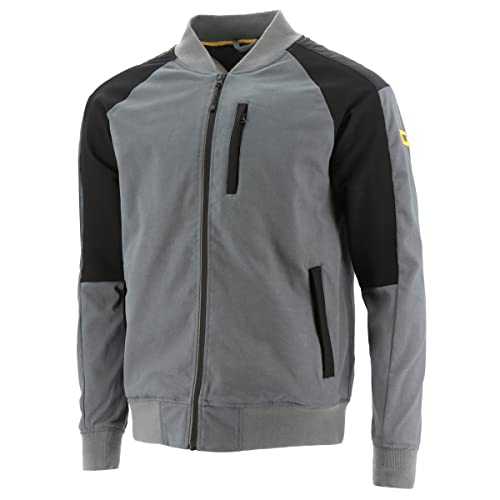 CAT Workwear Mens Trades Quilted Reflective Bomber Jacket