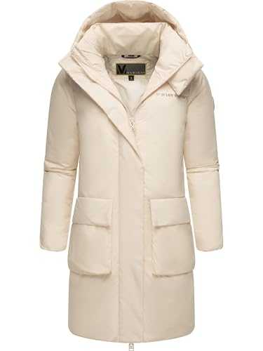 MARIKOO Nanami 16 Women's Long Warm Winter Jacket with Hood Made from Recycled Material S-3XL