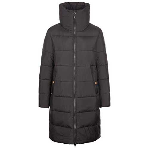 Trespass Womens Coat Longer Length Casual Padded Jacket Deep Collar Stitch Baffles 3 Pockets Faith