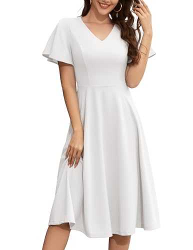 Bridesmay Cocktail Dress for Women 2024,Modest Homecoming Dresses with Sleeves,Semi Formal Wedding Guest Dress