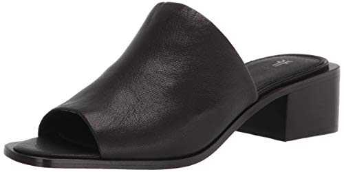 Frye Women's Lucia Mule Heeled Sandal, Black, 7.5 UK