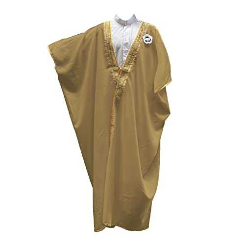 Bisht Cloak Arab Dress Thobe Saudi Mens Robe Eid Coat Mishlah Sheikh Royalty Omani Dubai Messi