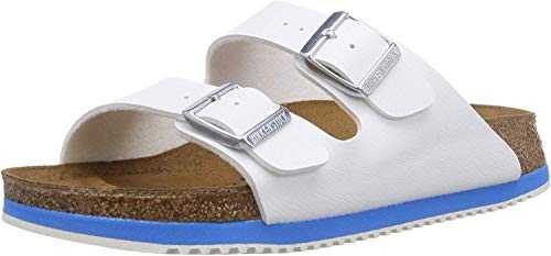 Professional Arizona, Unisex-Adult Mules, White (white Ls White/blue), 5.5 UK