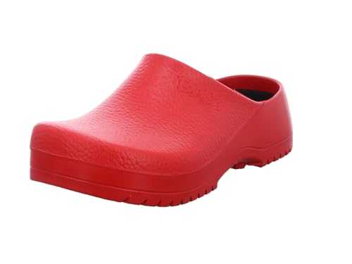 Super Birki Fusion Unisex Garden Clogs, red, 7 UK