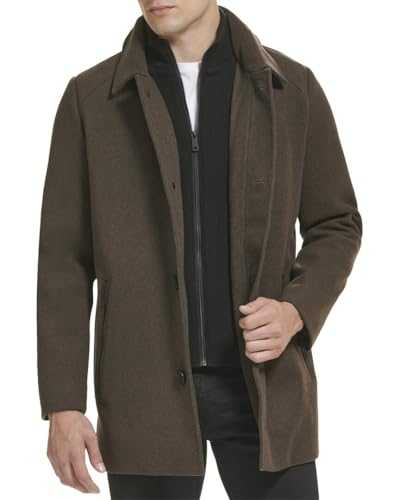 KENNETH COLE Men's Wool Coat