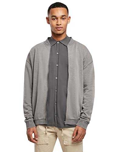 Urban Classics Men's Washed Sweat Bomber Jacket