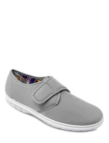 Chums Men's Wide Fit Canvas Touch and Close Shoe