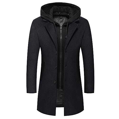 YOUTHUP Mens Slim Fit Coat