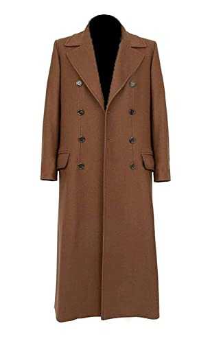 Men’s Doctor Trench Coat Who Costume Collection - Cotton Hooded Coat, Wool Coat, Velvet Coat