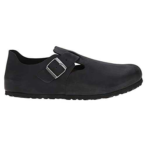 London Black/Leather 166541 - Regular Footbed/Normal Width (EU 41 / UK 7)