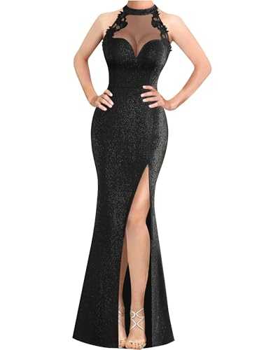 VfEmage Womens Sexy Elegant Deep V-Neck Party Cocktail Bodycon Dress