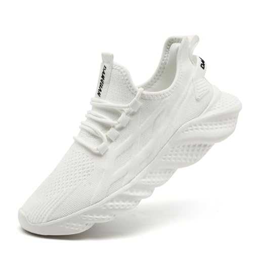 UROMGV Men's Sports Shoes, Trainers, Running Shoes, Trainers, Men's Tennis Jogging Walking Shoes, Lightweight, Breathable, Leisure, Road Running Shoes, Fitness Shoes