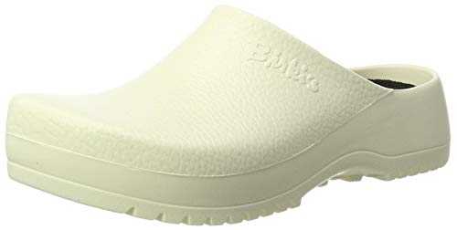 Men's Super Birki Clogs, 5.5 UK White