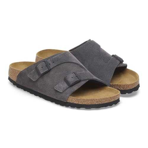 Zurich Suede Leather Velvet Grey
