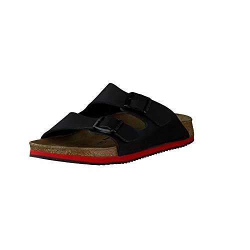Professional Arizona, Unisex-Adult Mules, Black (black Ls Black/red), 7.5 UK