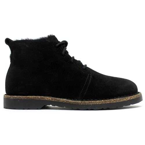 Unisex Uppsala Mid Shearling Suede Leather Boots