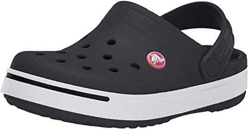 Crocband II Kids Unisex Footwear, UK: 6-7 UK, Black/White