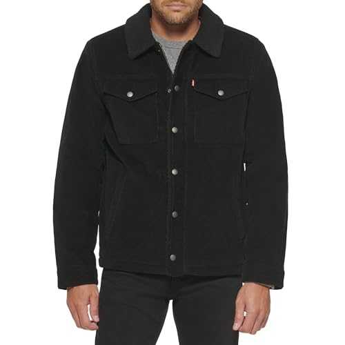 Levi's Men's Corduroy Sherpa Lined Trucker Jacket Denim