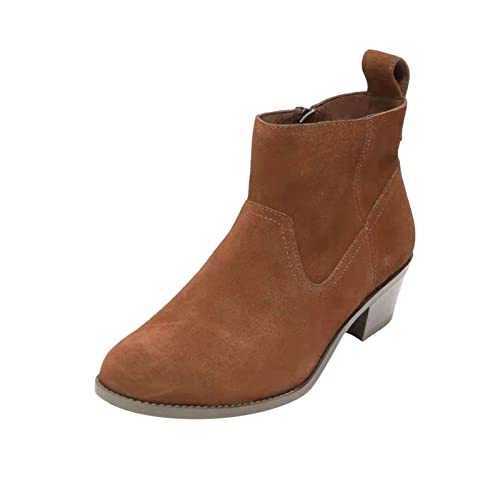 Shiningupup mother's day gifts sandals women dressy summer Shoes Fashion Zipper Warm Women's Side Winter Toe Ankle Thick Round Heel Boots Women's Boots Summer Sale motorcycle boots women size 7