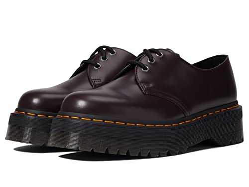 1461 Quad Burgundy Smooth UK