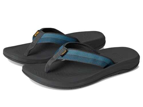Men's Hurricane Flip Flop, Archive Ladder Blue Coral, 12 UK