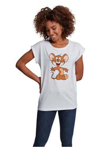 MERCHCODE Women's Ladies Tom Und Jerry Mouse Tee T-Shirt