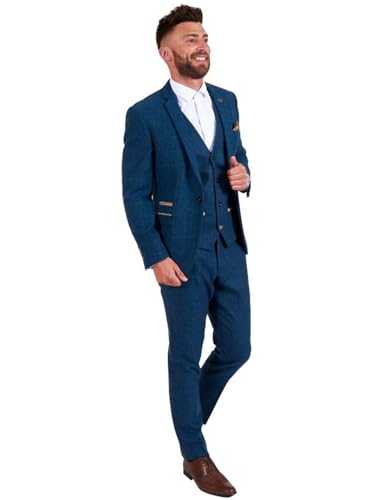 Pkrboro Men's Suit Three-Piece One Button Jacket Daily Set Notch Lapel Wedding Tuxedos