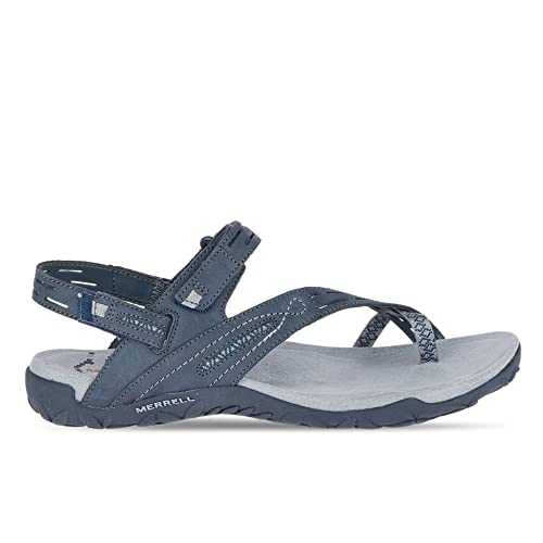 Merrell Women's Terran Convert Ii T-Bar Sandals, Grey (Slate), 6 UK