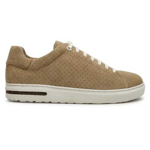 Unisex Bend Low Dotted Suede Leather Trainers