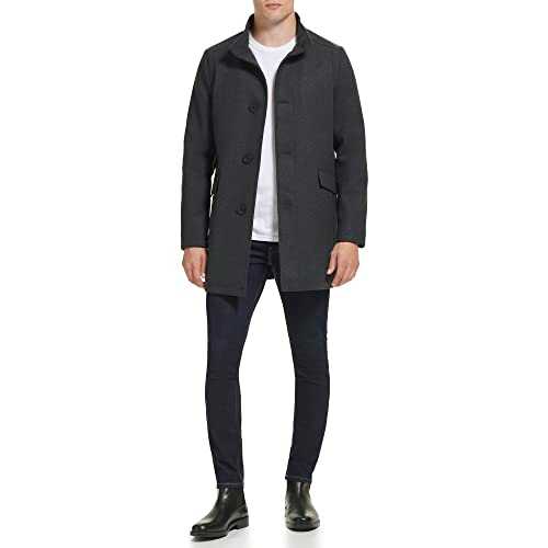 Kenneth Cole Men's Wool Top Coat