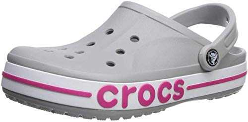 Bayaband Clog, Unisex Adults’ Bayaband Clog, Light Grey/Candy Pink, M6/W7 UK (39-40 EU)
