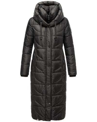 Navahoo Women's Winter Quilted Coat Extra Long with Hood XS - XXL