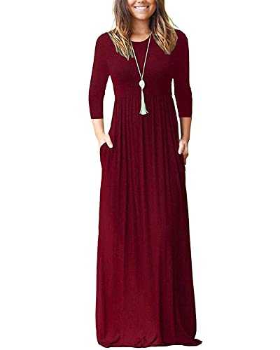 WNEEDU Maxi Dresses