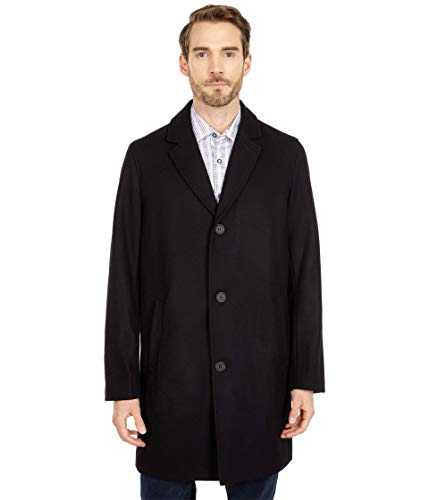 Cole Haan Signature Men's Melton Wool Topper Coat