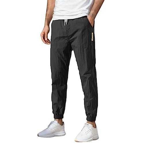 Lightweight Work Trousers Men Denim Jeans Men Slim Fit Mens Fleece Trousers UK Designer Clothes for Men Men Black Suit Trousers Men's Joggers Sweatpants Men S Trousers Length 29 Inches