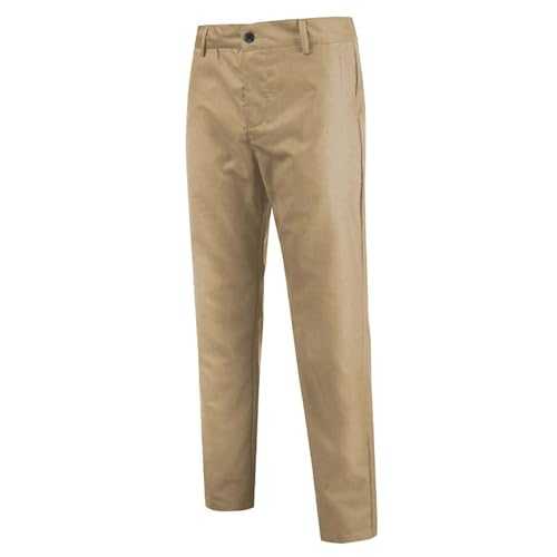 Mens Chino Trousers Straight Leg: Mens Suit Trousers Slim Fit Mens Slim Fit Dress Pants Smart Casual Trousers Men'S Solid Color Straight Fit Flat Front Chino Dress Pants Mens Cotton Trousers