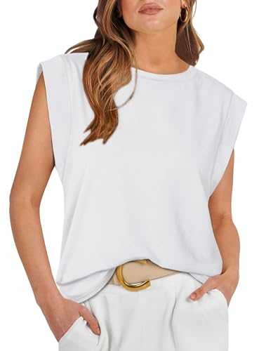 Aokosor T Shirts for Women UK Ladies Summer Tops Basic Casual Tees Cap Sleeve Shirts