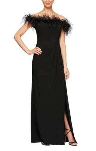 Alex Evenings Women's Long Off The Shoulder Dress Special Occasion